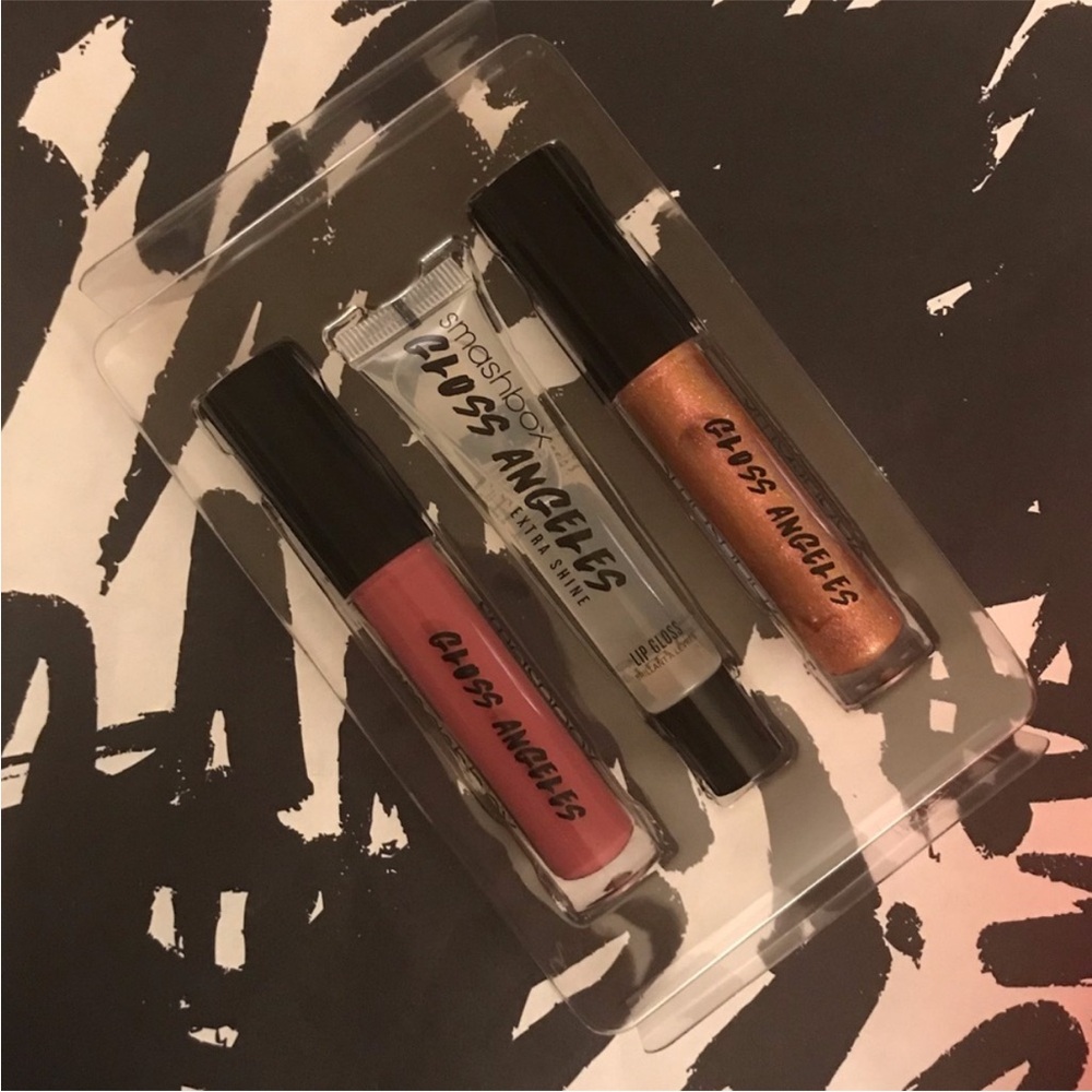 Smashbox Gloss Angeles Trio Set in Hustle & Glow, Extra Shine & Celeb Sighting - Picture 9 of 12